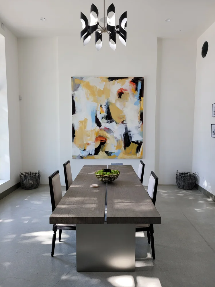 Large-Scale Art Installation in High-Ceiling Spaces